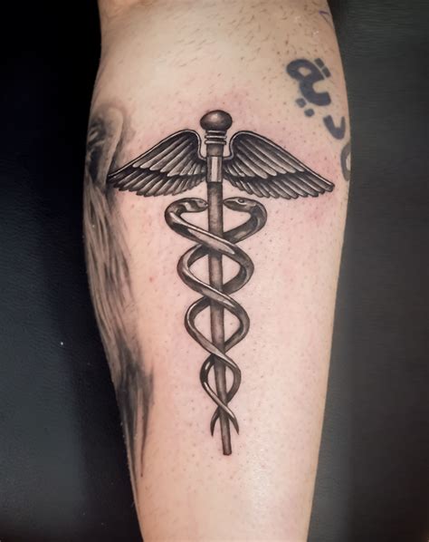 caduceus symbol tattoo